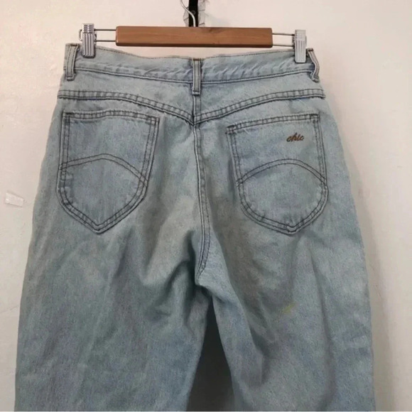 Vintage Chic‎ Mom Jeans High Waisted Waist Size 27x27 Made In USA Late 90s - Picture 12 of 16